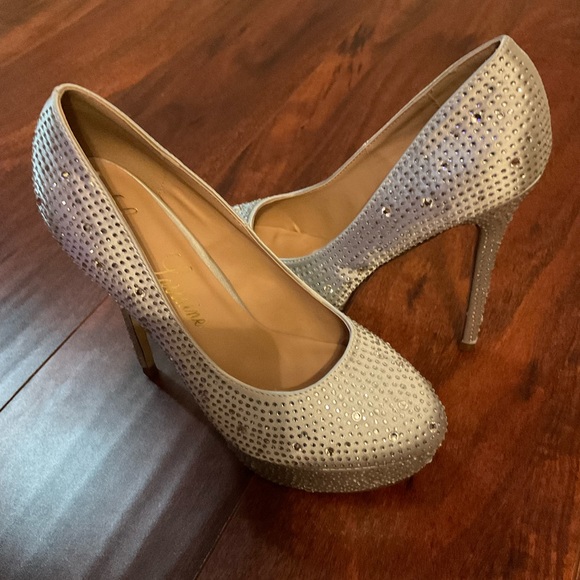 NWB Lauren Lorraine Victoria Wedding Platform High Heel - Picture 3 of 5